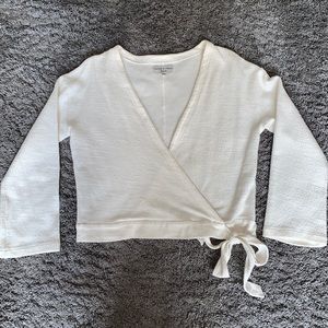 Madewell white long sleeve